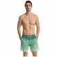 Men's Swim Shorts with Adjustable Drawstring Waistband and Quick-Dry Fabric