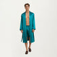 Men's Satin Robe with Classic Shawl Collar and Adjustable Waist Tie