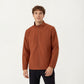 Men's Lightweight Zip-Up Jacket with Stand Collar and Long Sleeves