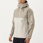 Men's Waterproof Hooded Jacket with Zipper Pockets and Adjustable Drawstrings