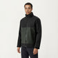 Men's Lightweight Zip-Up Windbreaker Jacket with High Collar and Zipper Pockets