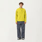 Men's Long Sleeve Quarter Zip Fleece Pullover with Mock Neck and Textured Waffle Knit Fabric