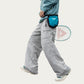 Men's Lightweight Cargo Pants with Drawstring Waist and Utility Pockets