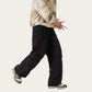 Men's Oversized Cargo Pants with Adjustable Drawstring Hem and Multi-Pocket Design