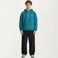 Men's Half Zip Hooded Pullover with Front Pocket and Relaxed Fit