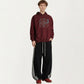Men's Embroidered Pullover Hoodie with Front Pocket and Relaxed Fit