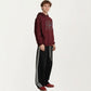 Men's Embroidered Pullover Hoodie with Front Pocket and Relaxed Fit