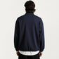 Men's Half Zip Pullover with Stand Collar and Relaxed Fit