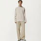 Men's Long Sleeve Quarter Zip Pullover with Mock Neck and Relaxed Athletic Fit
