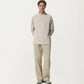Men's Long Sleeve Quarter Zip Pullover with Mock Neck and Relaxed Athletic Fit