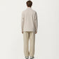 Men's Long Sleeve Quarter Zip Pullover with Mock Neck and Relaxed Athletic Fit