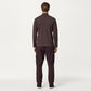 Men's Long Sleeve Quarter Zip Pullover with Mock Neck and Relaxed Athletic Fit