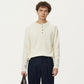 Men's Long Sleeve Ribbed Knit Henley Pullover with Button Placket and Relaxed Fit