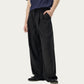 Men's Relaxed Wide Leg Pants with Elastic Waistband and Adjustable Drawstring