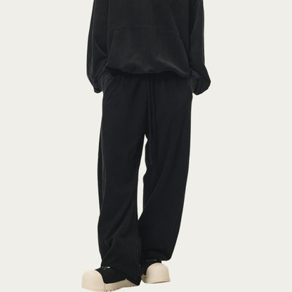 Men's Relaxed Fit Sweatpants with Elastic Waistband and Adjustable Drawstring
