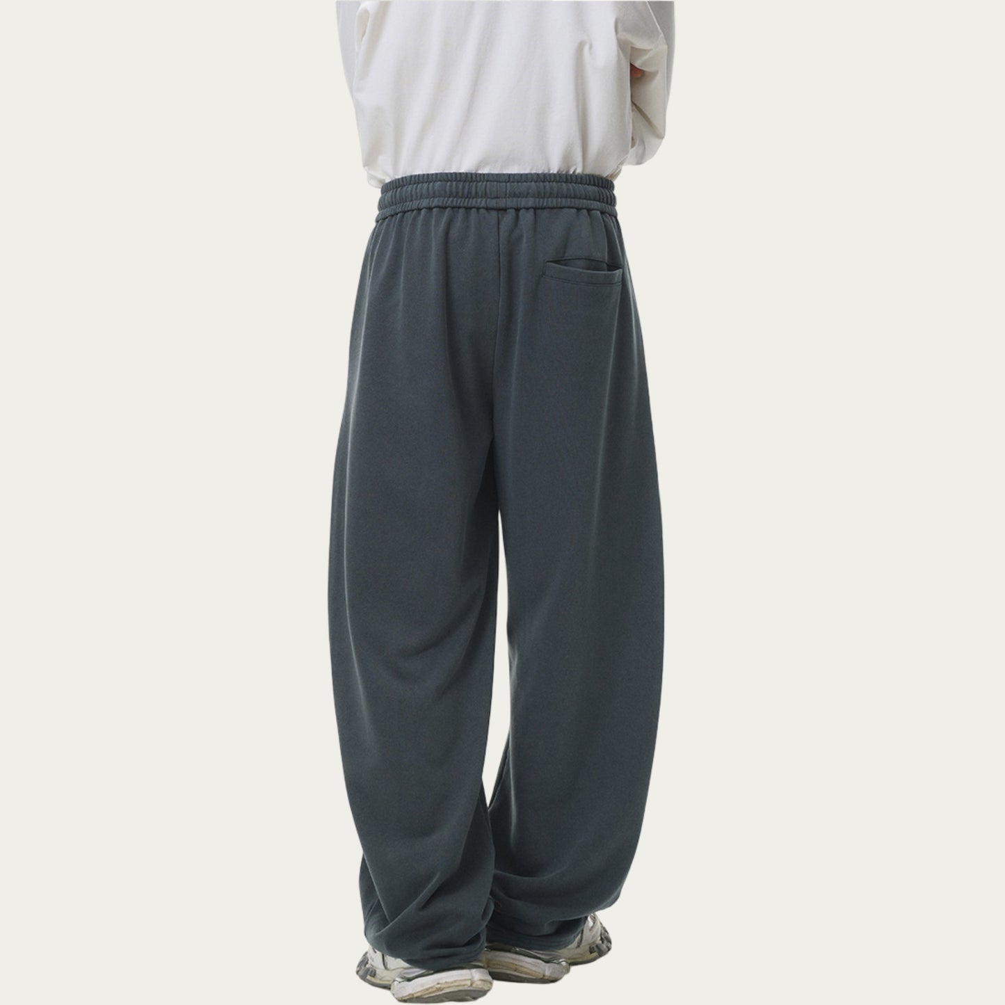 Men's Relaxed Fit Sweatpants with Elastic Waistband and Adjustable Drawstring