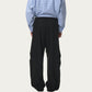 Men's Relaxed Fit Drawstring Pants with Elastic Waist and Straight Leg