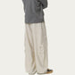 Men's Relaxed Fit Drawstring Pants with Elastic Waist and Straight Leg