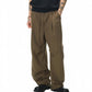 Men's Relaxed Fit Drawstring Pants with Elastic Waist and Straight Leg