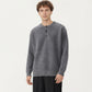 Men's Long Sleeve Knit Henley Sweater with Ribbed Trim
