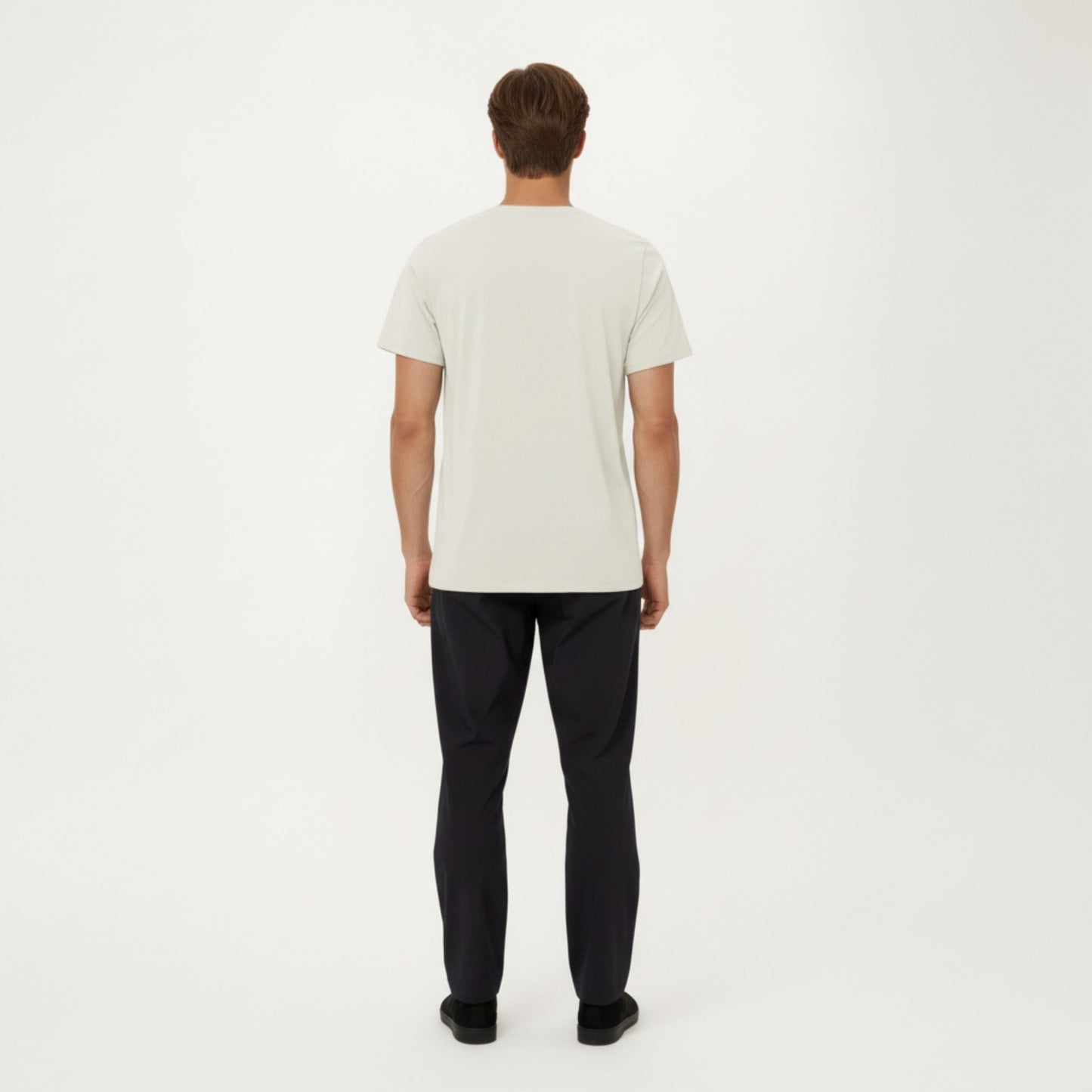 Men's Short Sleeve Performance Crewneck T-Shirt with Lightweight Stretch Fabric and Athletic Fit