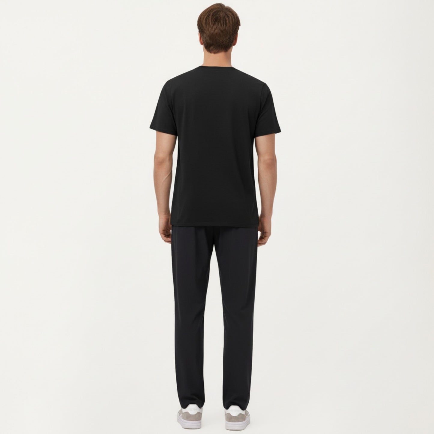 Men's Short Sleeve Performance Crewneck T-Shirt with Lightweight Stretch Fabric and Athletic Fit