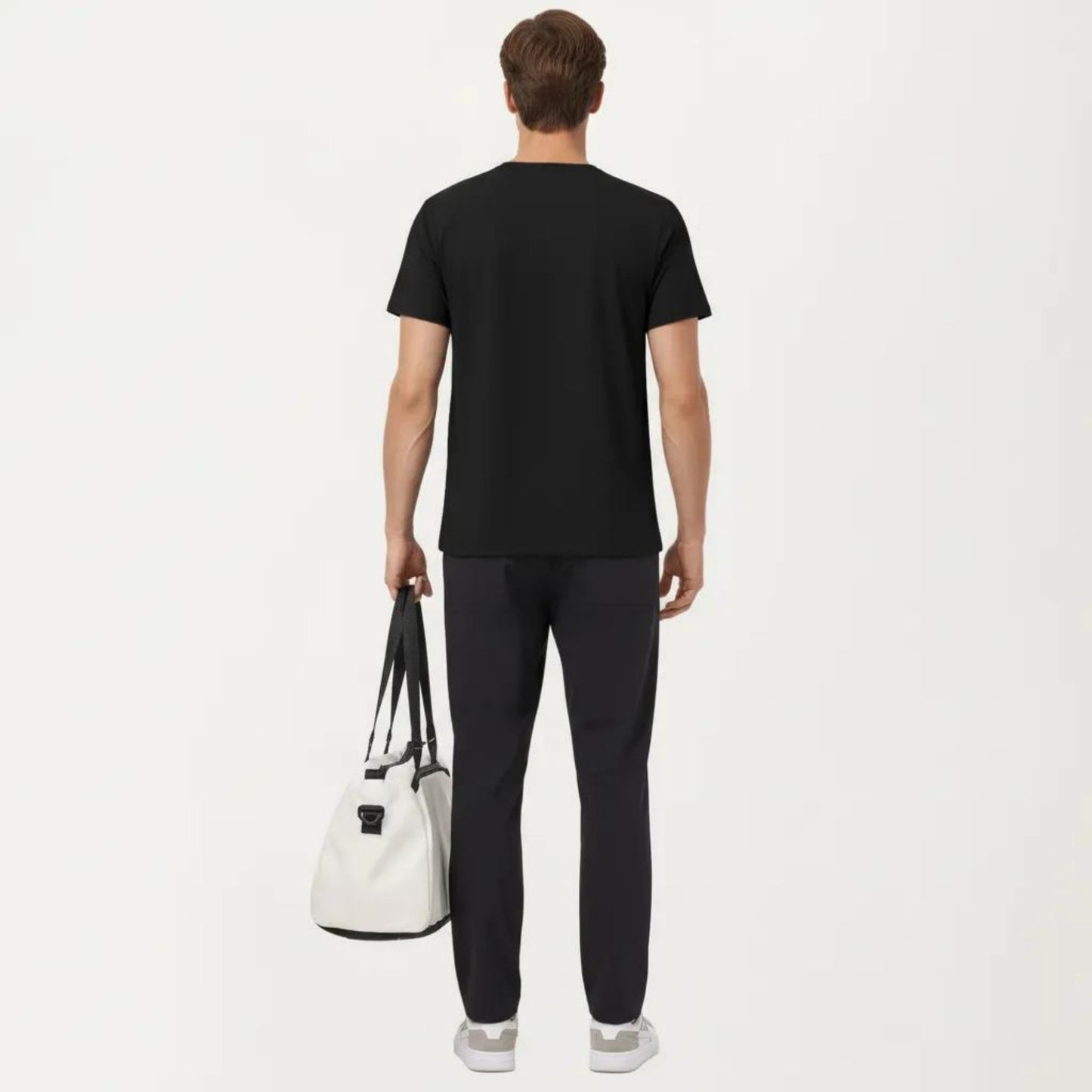Men's Short Sleeve Performance T-Shirt with Chest Pocket and Lightweight Stretch Fabric