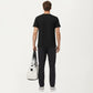 Men's Short Sleeve Performance T-Shirt with Chest Pocket and Lightweight Stretch Fabric