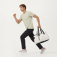 Men's Short Sleeve Performance T-Shirt with Chest Pocket and Lightweight Stretch Fabric