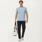 Men's Short Sleeve Performance T-Shirt with Chest Pocket and Lightweight Stretch Fabric