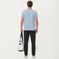 Men's Short Sleeve Performance T-Shirt with Chest Pocket and Lightweight Stretch Fabric