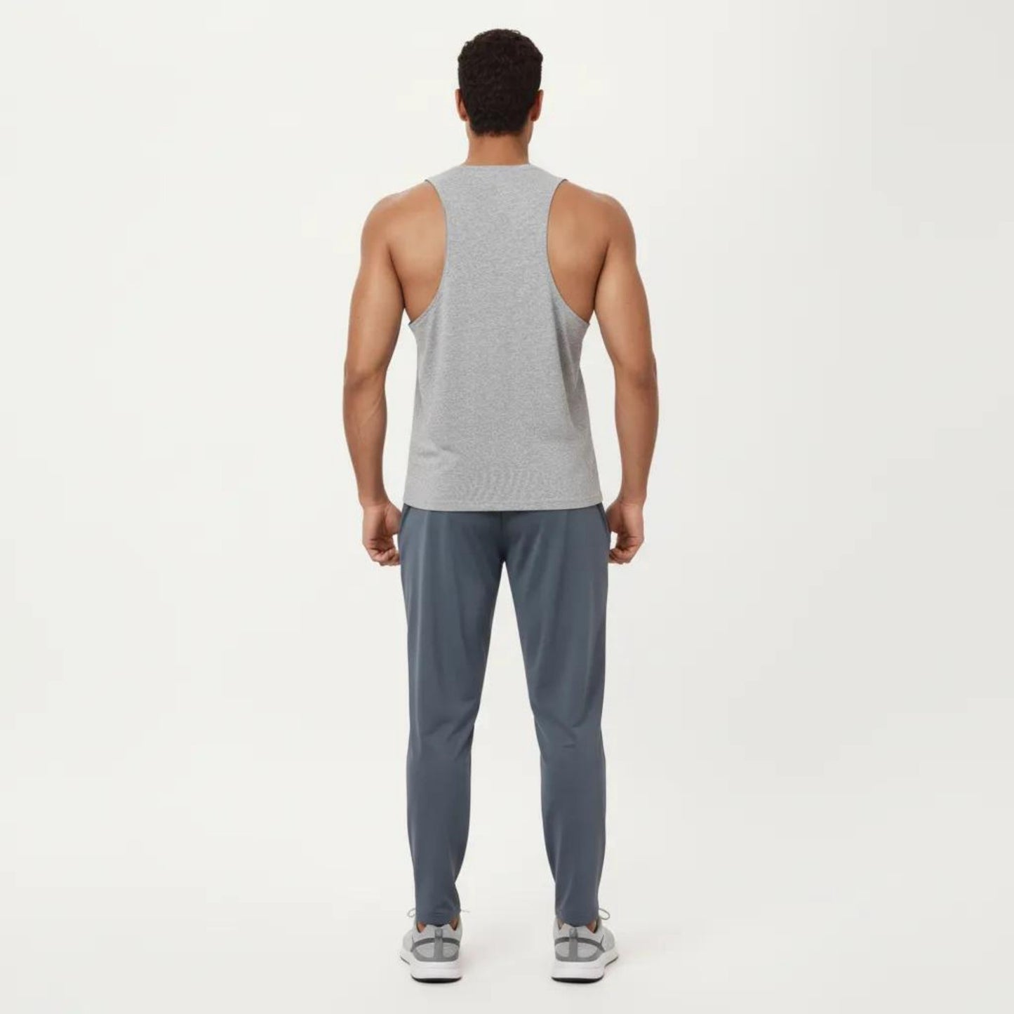 Men's Sleeveless Performance Tank Top with Lightweight Stretch and Athletic Fit