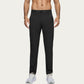 Men's Performance Utility Pants with Built-In Belt and Tapered Athletic Fit