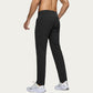 Men's Performance Utility Pants with Built-In Belt and Tapered Athletic Fit