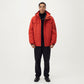 Men's Hooded Zip Front Jacket with Long Sleeves and Clean Panel Construction