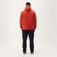 Men's Hooded Zip Front Jacket with Long Sleeves and Clean Panel Construction