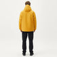 Men's Hooded Zip Front Jacket with Long Sleeves and Clean Panel Construction