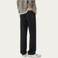 Men's Relaxed Fit Drawstring Pants with Elastic Waist and Straight Leg Silhouette