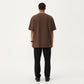 Men's Short Sleeve Crew Neck T Shirt with Relaxed Fit and Clean Minimal Silhouette