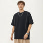 Men's Short Sleeve Crewneck T-Shirt with Exposed Seam Detailing and Relaxed Fit