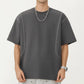 Men's Short Sleeve Crewneck T-Shirt with Exposed Seam Detailing and Relaxed Fit