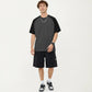 Men's Raglan Short Sleeve Crewneck T-Shirt with Contrast Sleeves
