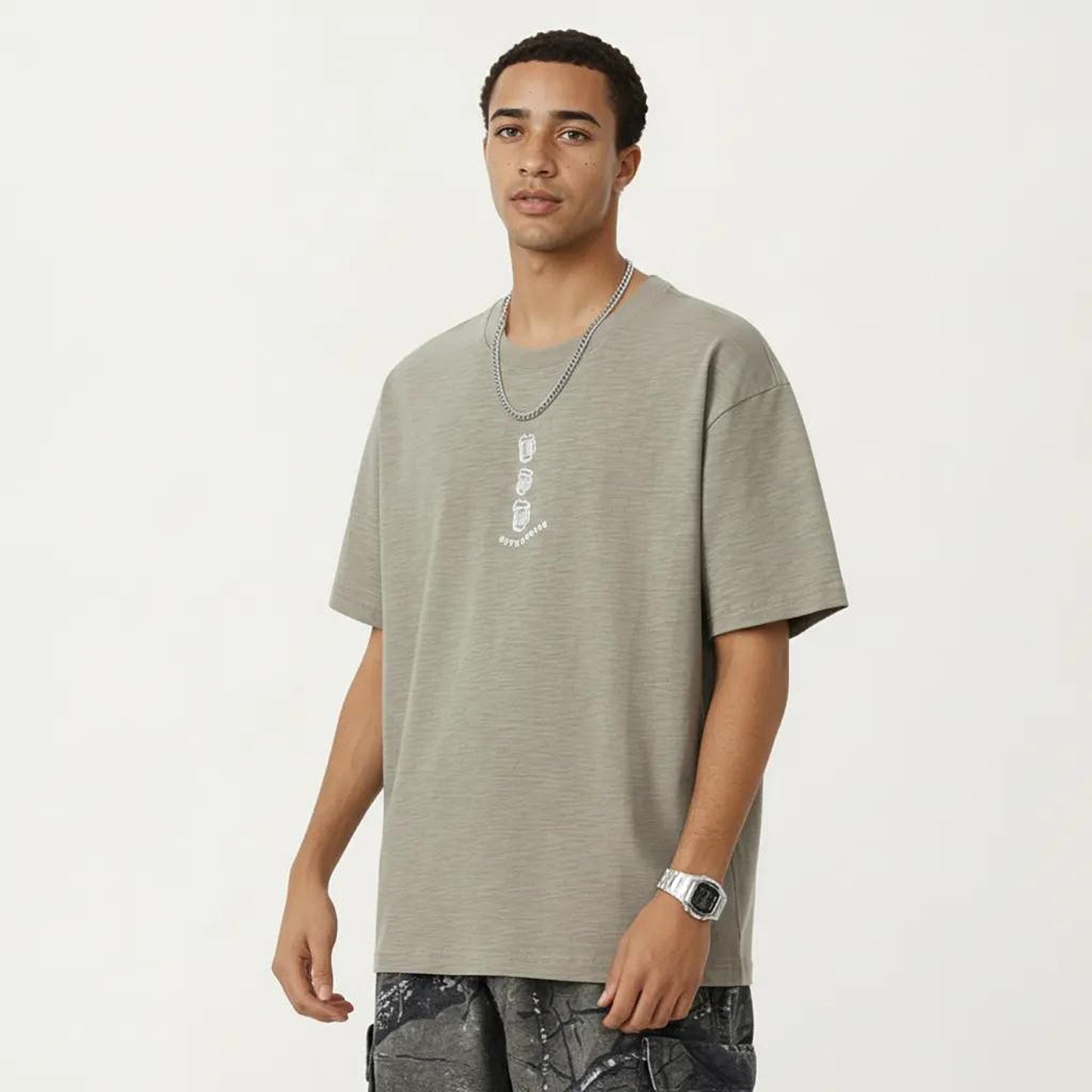 Men's Short Sleeve Graphic T-Shirt with Relaxed Fit