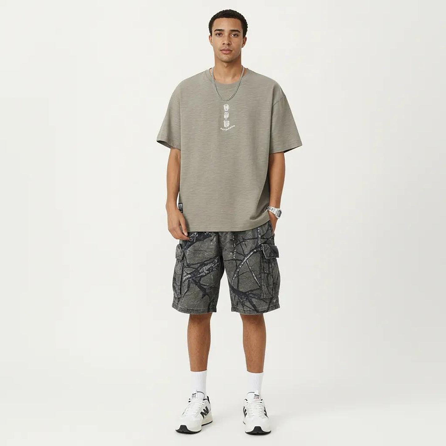Men's Short Sleeve Graphic T-Shirt with Relaxed Fit