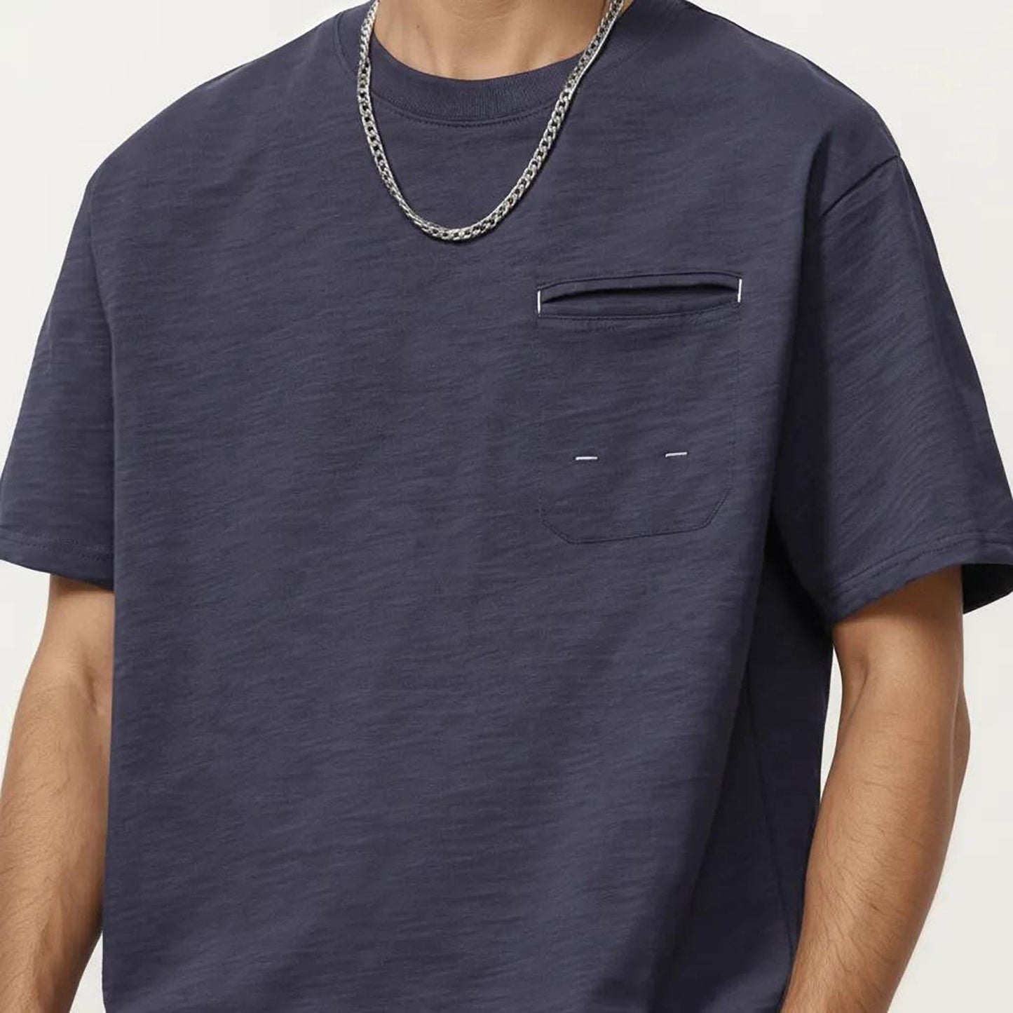 Men's Short Sleeve Pocket T-Shirt with Relaxed Fit