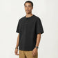 Men's Short Sleeve Henley T-Shirt with Button Placket