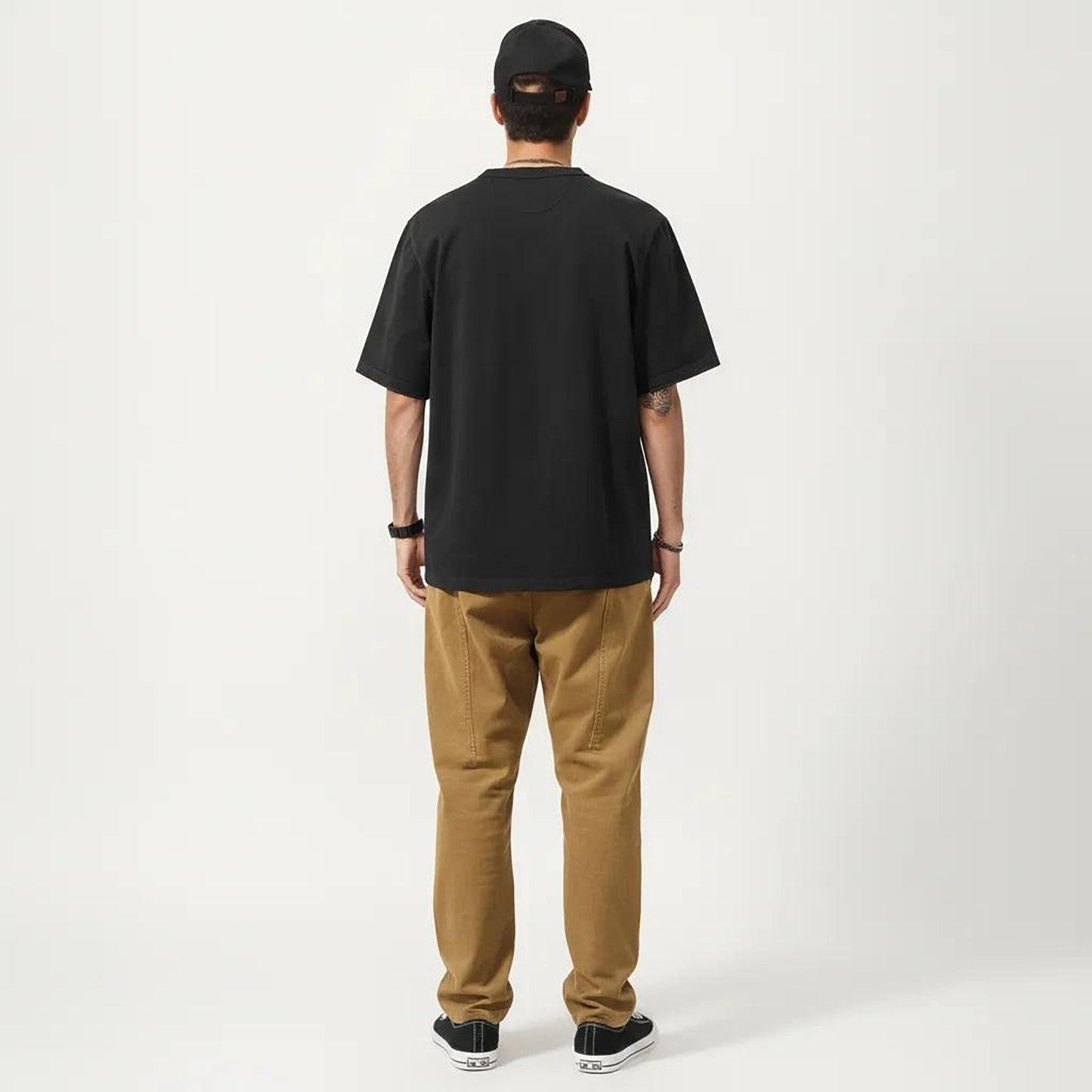 Men's Short Sleeve Henley T-Shirt with Button Placket