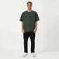 Men's Short Sleeve Henley T-Shirt with Button Placket
