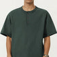 Men's Short Sleeve Henley T-Shirt with Button Placket