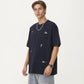 Men's Short Sleeve Graphic T-Shirt with Minimal Embroidered Details